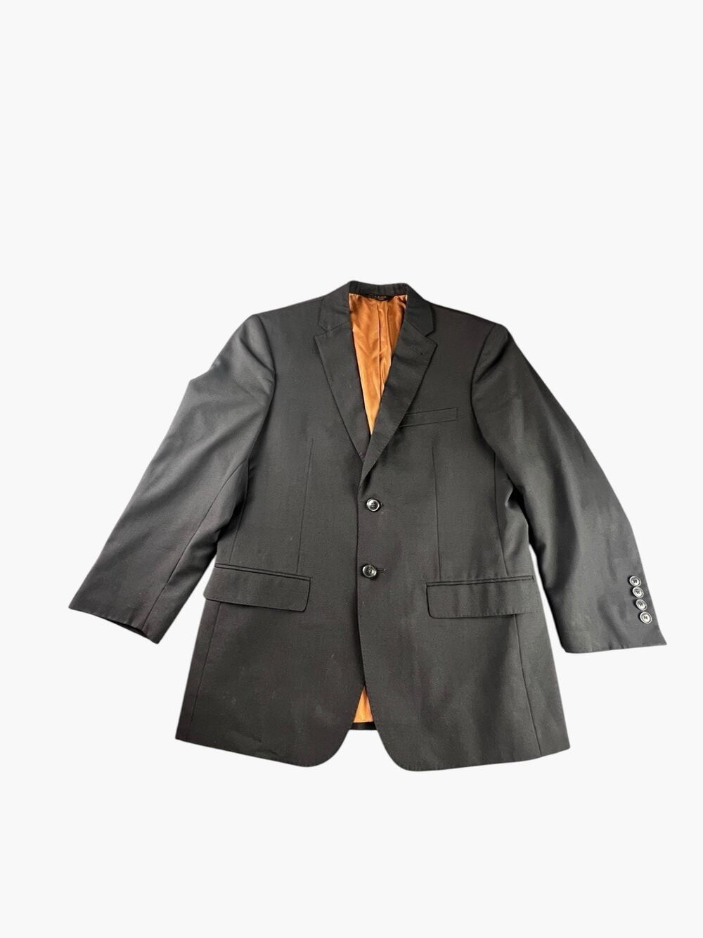 Jos. A. Bank Joseph 38S Slim Fit Black 100% Wool Suit Jacket Sport Coat